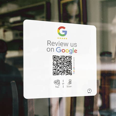 nfc card for google reviews